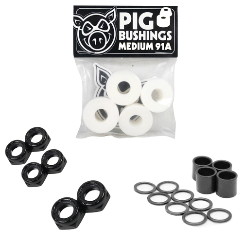 Pig Skateboard Bushings with Dime Bag Axle, Kingpin Nuts and Speed Kit - Picture 26 of 49