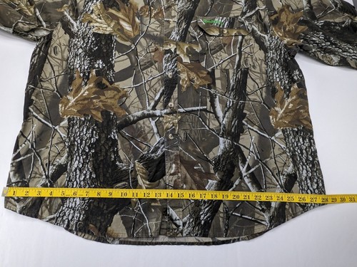 Remington Shirt Realtree Mens 2XL XXL Brown Hunting Woodland Cotton LS - Picture 7 of 15