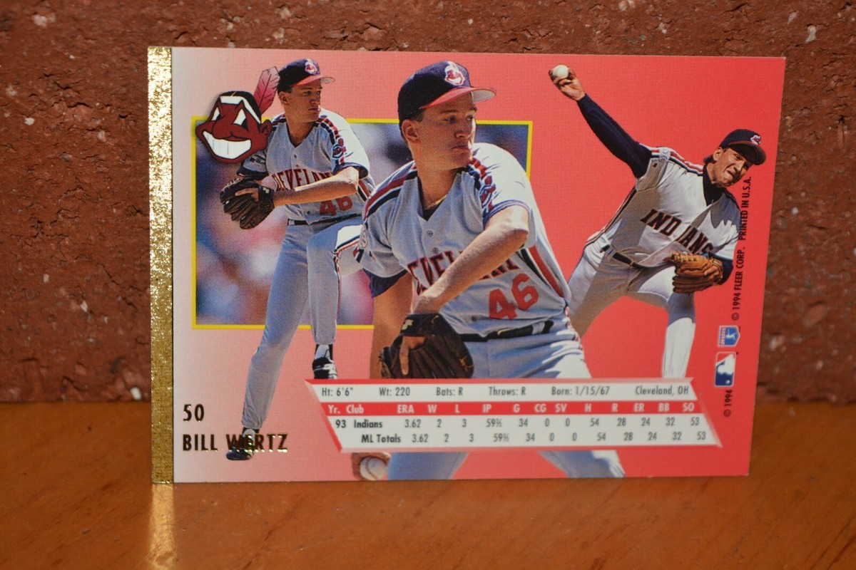 BASEBALL CARD '94 FLEER ULTRA BILL WERTZ INDIANS ROOKIE | eBay