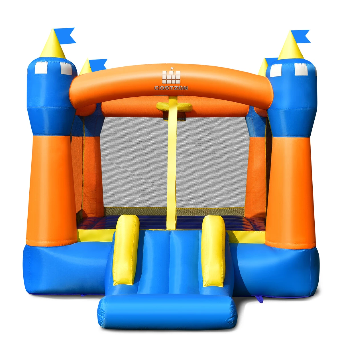 Kids Inflatable Bounce House Magic Castle w Large Jumping Area