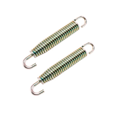 2x Auspufffeder 90mm für universal Krümmer Auspuff Motorrad Enduro MX Cross Quad
