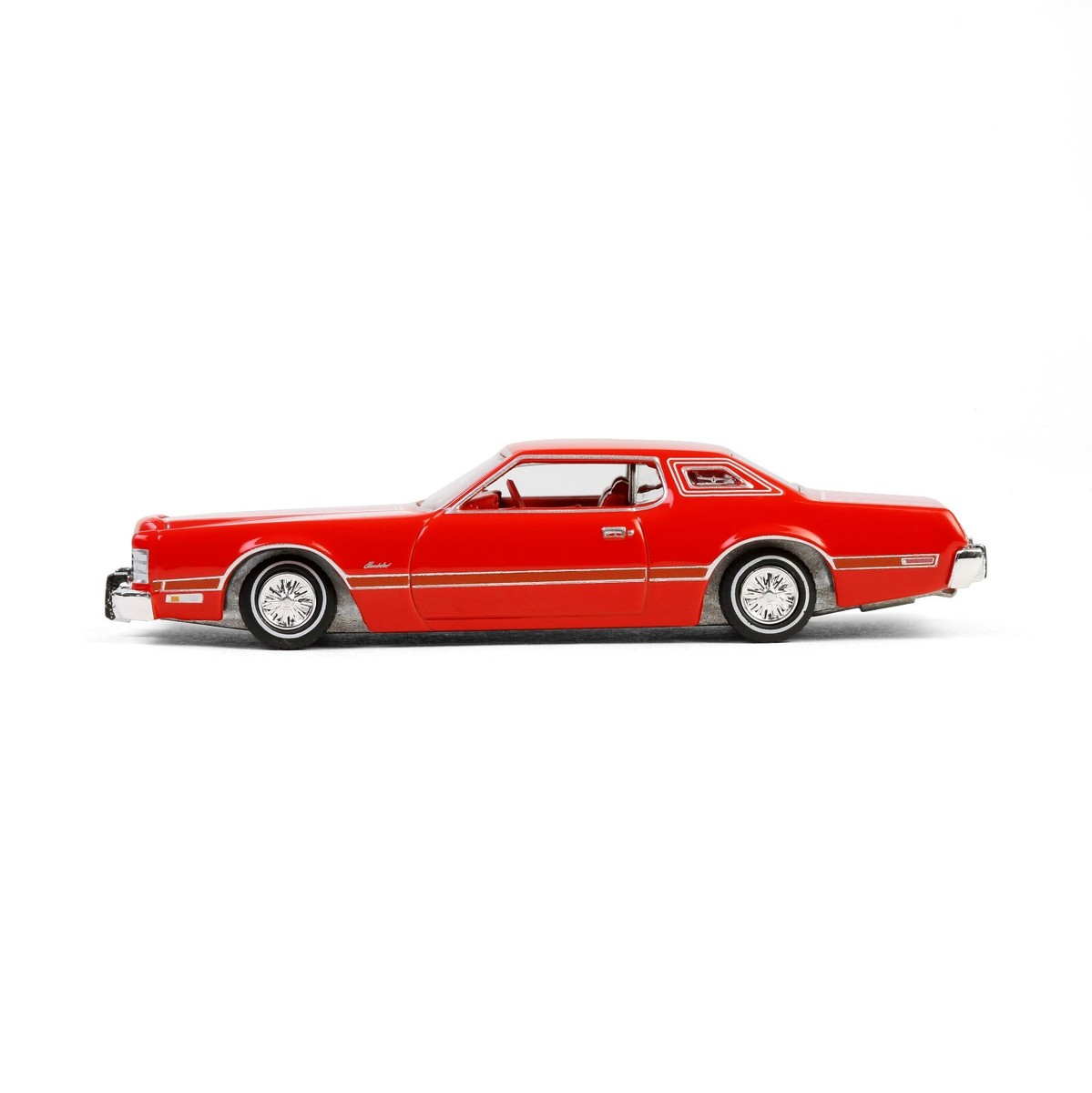 1973 Ford Thunderbird - Red Custom Diecast 1:64 Scale Model 1973 Ford Thunderbird - Red Custom Diecast 1:64 Scale Model