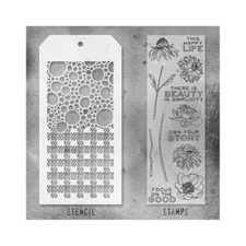 Stampers Anonymous Tim Holtz Mixed Media Stencil & Clear Stamps (YOU PICK)