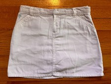 Lily Pulitzer Girls Skirt Built In Shorts Size 10 White 100 Cotton