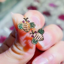 Diamond Bee Earring