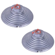 Garage Door Cable Drum 11' Max Vertical Lift 8 1/2″ Diameter 425lbs Rated Pair