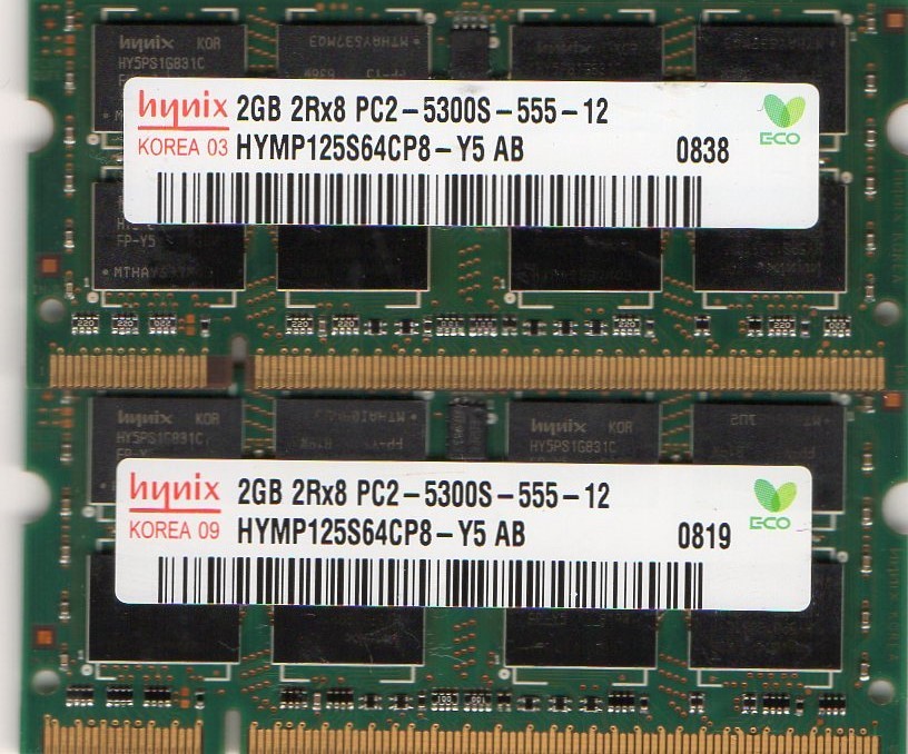 4GB 2x 2GB Kit HP Compaq 6515/6530/6535/6710s/6720s/6730/6735/6820