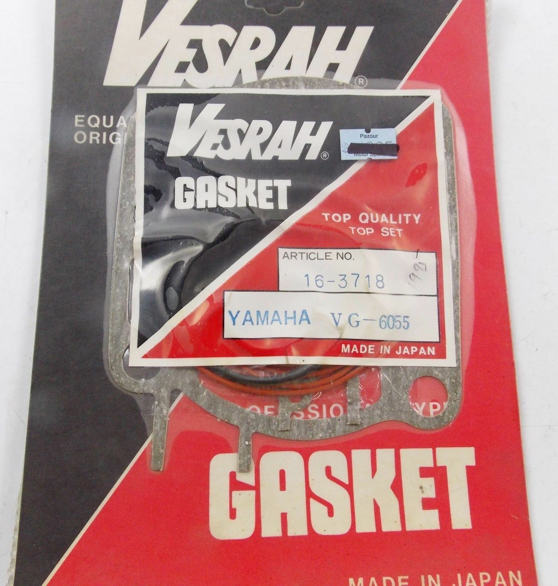 NOS OEM 1987 VESRAH COMPLETE GASKET SET YAMAHA YZ250 VG-2055/6055