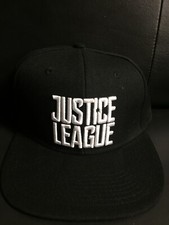 JUSTICE LEAGUE DC Comics black snapback hat