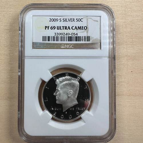 2009 S KENNEDY HALF DOLLAR SILVER NGC PR 69 ULTRA CAMEO