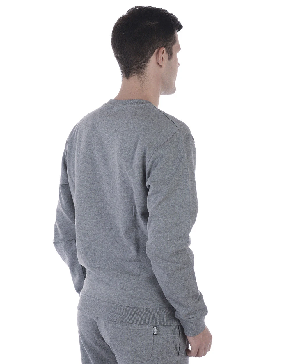 Felpa Moschino Underwear Sweatshirt Hoodie Cotone Uomo Grigio A17068104 506