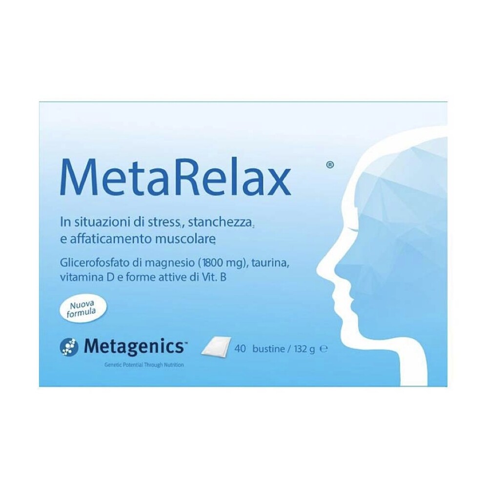 METARELAX 40 BUSTINE - INTEGRATORE DI MAGNESIO