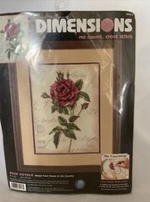 Dimensions No Count Cross Stitch Rose Royale Kit