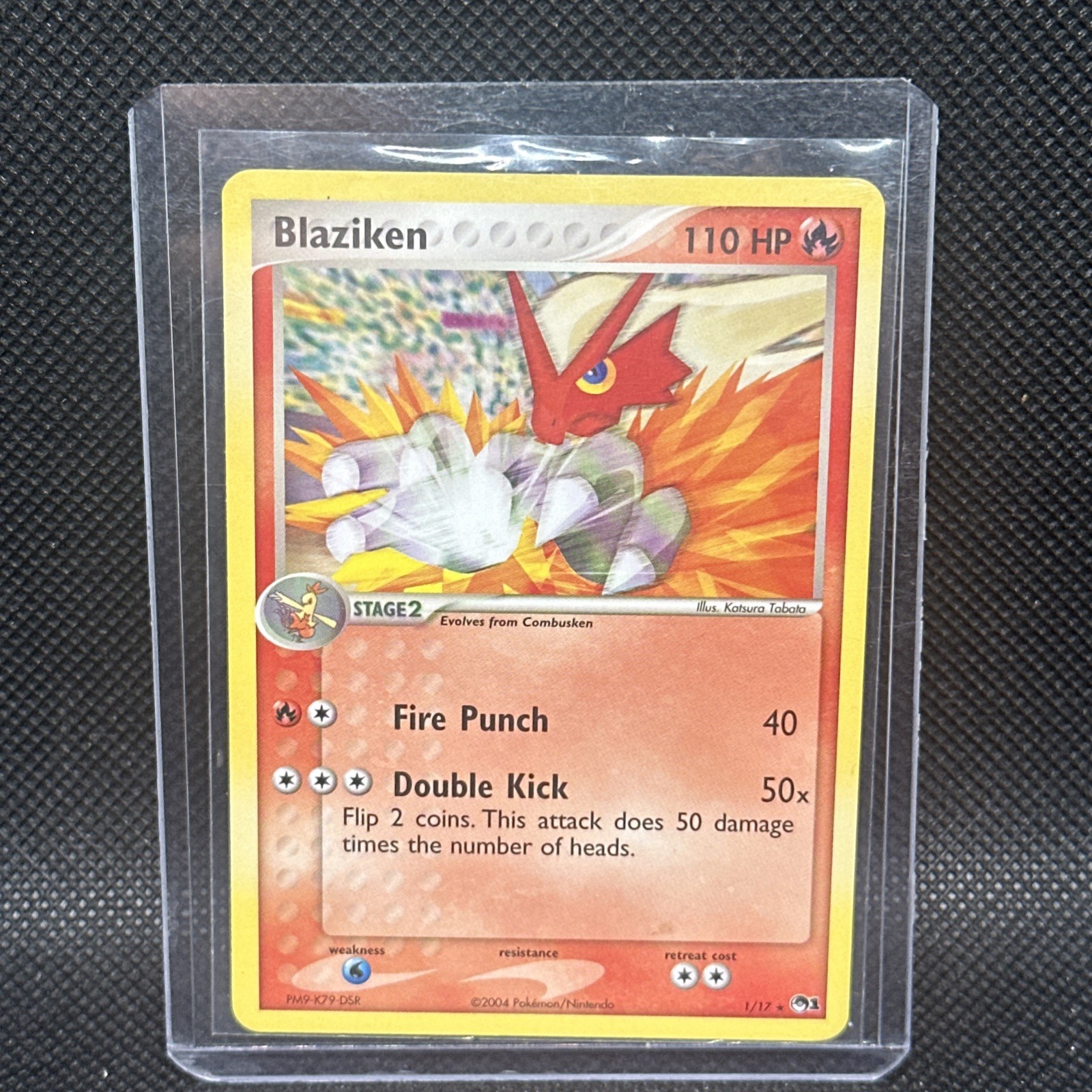 Blaziken 1/17 Holo Rare Pokemon TCG POP Series 1 Card NM Near Mint Sinnoh Fire