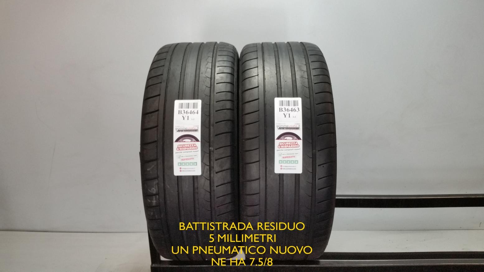 GOMME USATE   255/40R21 102Y DUNLOP SP SPORT MAXX GT PNEUMATICI USATI B36464