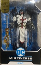 Azrael White Templar  Suit of Sorrows  McFarlane Toys Gold Label DC Multiverse