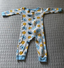 Cookie Monster 12 Month Sesame Street Footless Sleeper