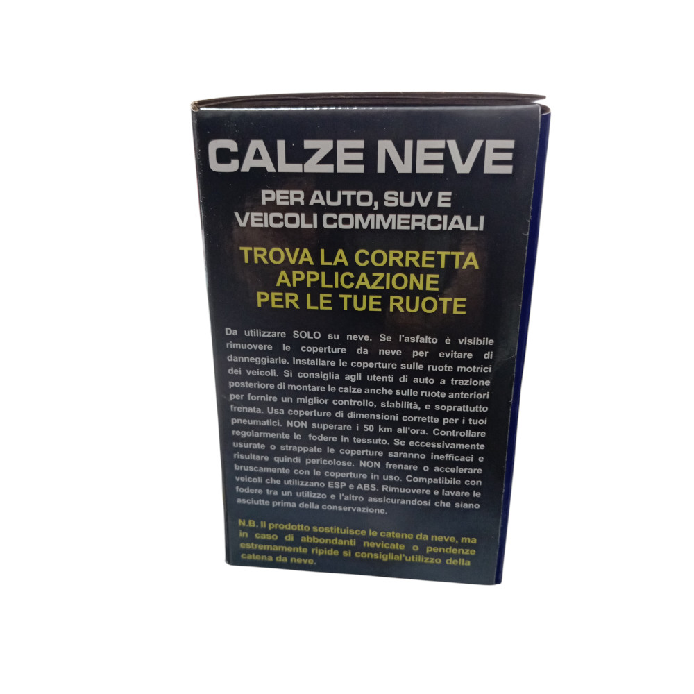Calze da neve per Auto Suv e veicoli commerciali Omologate Sostituiscono Catene  - Miniatura 6