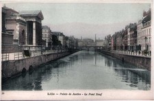 CPA 59 LILLE - PALAIS DE JUSTICE - LE PONT NEUF