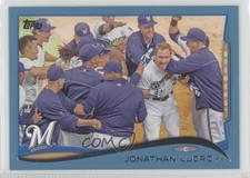 2014 Topps Wal-Mart Blue Jonathan Lucroy #285 4y4