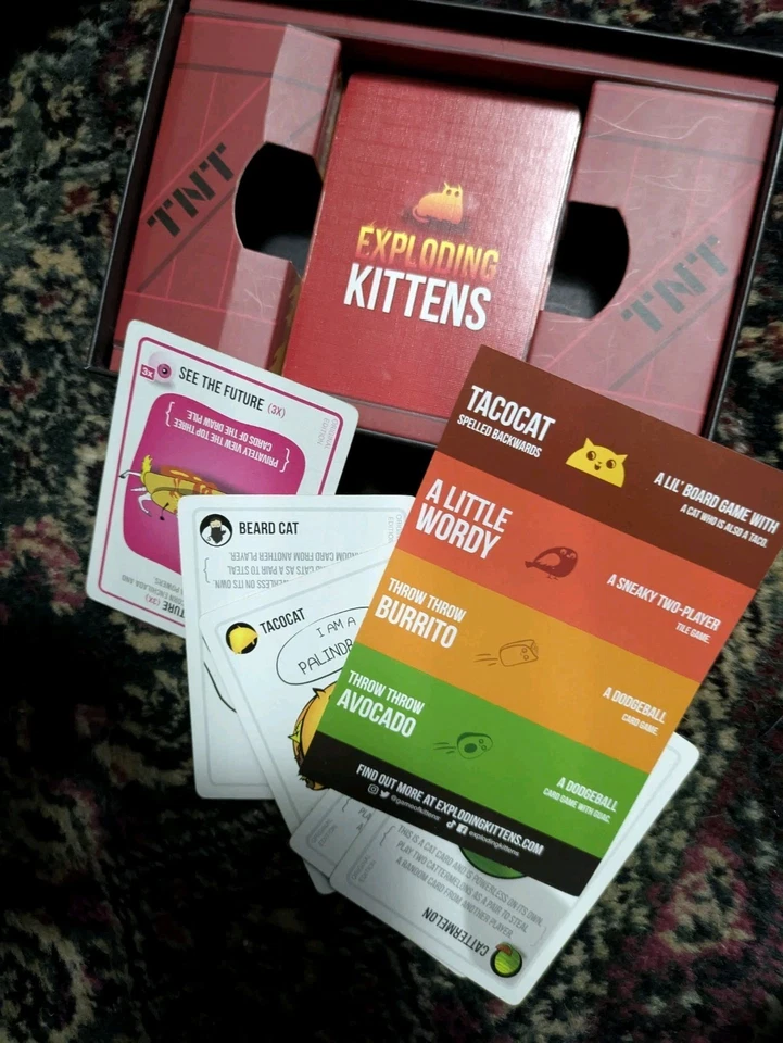Exploding Kitten Imploding Kittens & Zombie Kittens Game Bundle - Image 4 of 4