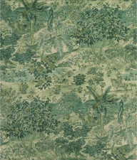 WALLPAPER - GP & J BAKER - BW45088.3 - 27" X 11 YDS  - GREEN - NEW - 1 ROLL