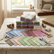 150pcs Checkerboard Orchard pre cut charm pack 5" square cotton quilt fabric