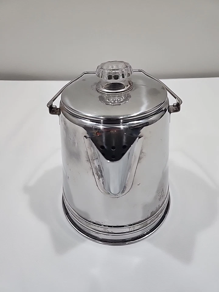 Cafetera Percoladora Glacier Acero Inoxidable GSI Exterior Camping 14 Tazas Foto 2 de 4