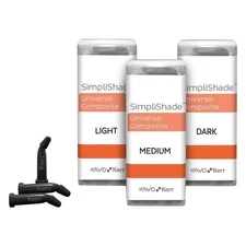 Kerr Dental SimpliShade Bulk Fill Flow Composite Unidose 20pk LIGHT OR MEDIUM