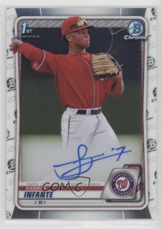 2020 Bowman Draft Chrome Draft Picks Auto Sammy Infante #CDA-SI Auto e5z