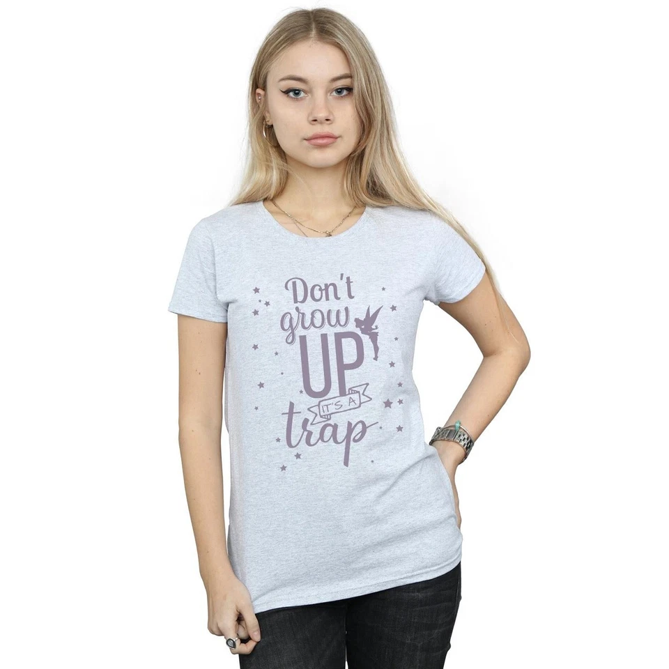 Tinkerbell - T-shirt DON´T GROW UP - Femme (BI1661) - Photo 2/4