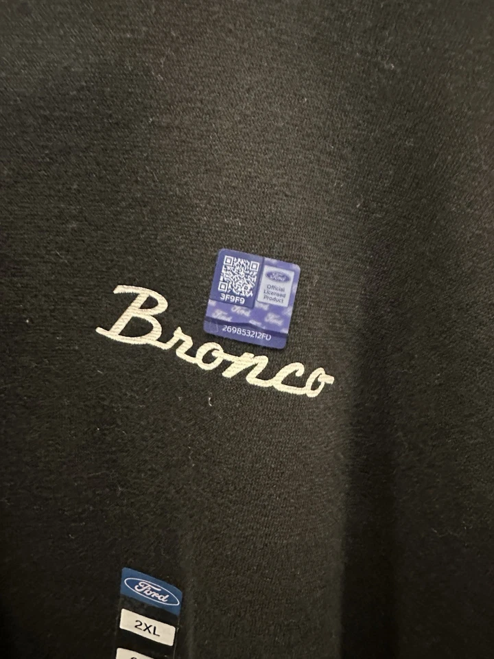 Sudadera con Capucha Ford Bronco XXL Licencia Oficial Nueva Foto 2 de 4