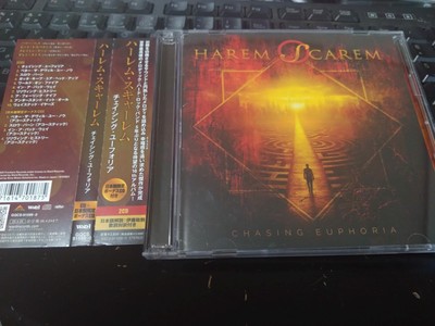 HAREM SCAREM / CHASING EUPHORIA JAPAN LTD 2CD with OBI AOR