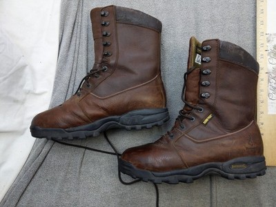 Browning Snow Boots Mens 10.5 W 44.5 Brown Leather Gore Tex Thinsulate BR30720