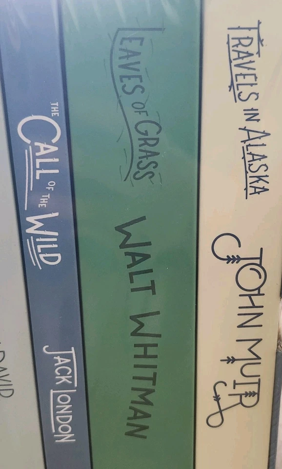 Nature Readers Collection Thoreau Walden Muir Whitman London 4 Books Box Set Foto 3 de 4