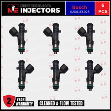 Bosch Fuel Injector Set Of 6 0280158028 04591986aa Dodge Chrysler 2.7l 3.5l V6 Bosch Fuel Injector Set Of 6 0280158028 04591986aa Dodge Chrysler 2.7l 3.5l V6
