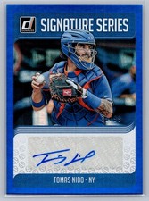 Tomas Nido 2018 Donruss Signature Series Blue /99 #SS-TN