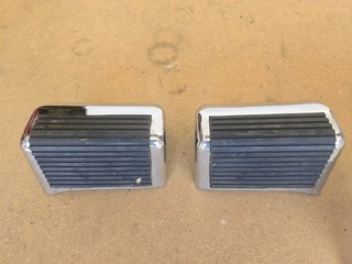 NOS OEM Ford 1965 FORD Station Wagon Rear Bumper Step C5AZ 18B807 A B
