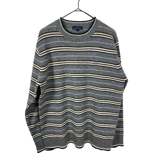 Burberry Blue Label, BURBERRY blue label BURBERRY Blue Label Men's Border Knit Sweater