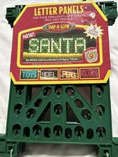 Snap-N-Glow Reusable Letter Panels Custom Messages Christmas Light Set
