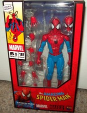 Authentic Mafex No.185 Classic Spider-Man 6" Figure MISB New FREE SHIPPING USA