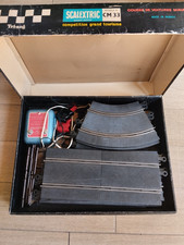 SCALEXTRIC PISTA SLOT CAR MODELLO CM 33 ANNI 60 CON ALIMENTATORE TRASFORMATORE