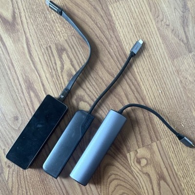 Lot of 3 USB-C Docking Station Multiport Adapters  dockcase, Syntech, XSPUS
