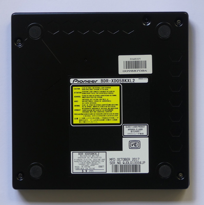 プレーヤー Pioneer BDR-XD05BK Blu-ray Writer Pioneer BDR-XD05BKXL2 USB 3.0 External Blu-Ray BDXL/DVD/CD Writer