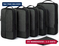 BAGSMART Compression Packing Cubes for Travel, 6 Set Fits 20/24/28in Carry-On