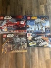 lego star wars lot of 4 new sealed sets