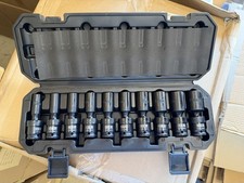 38 Drive Deep Universal Impact Socket Set 10pcs 10-19mm 38 Drive Deep Universal Impact Socket Set 10pcs 10-19mm