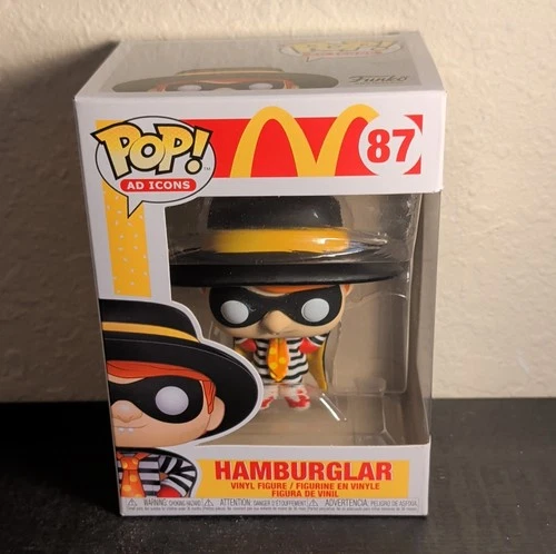 Funko Pop! Vinyl Hamburglar Figure #87 McDonald's Ad Icons Theme Standard