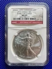 2011 * NGC * Silver Eagle S$1 * MS69 * EARLY RELEASESt * #3453196-177