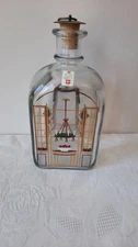 Holmegaard Christmas Glass Bottle/Decanter 1986 with Stopper